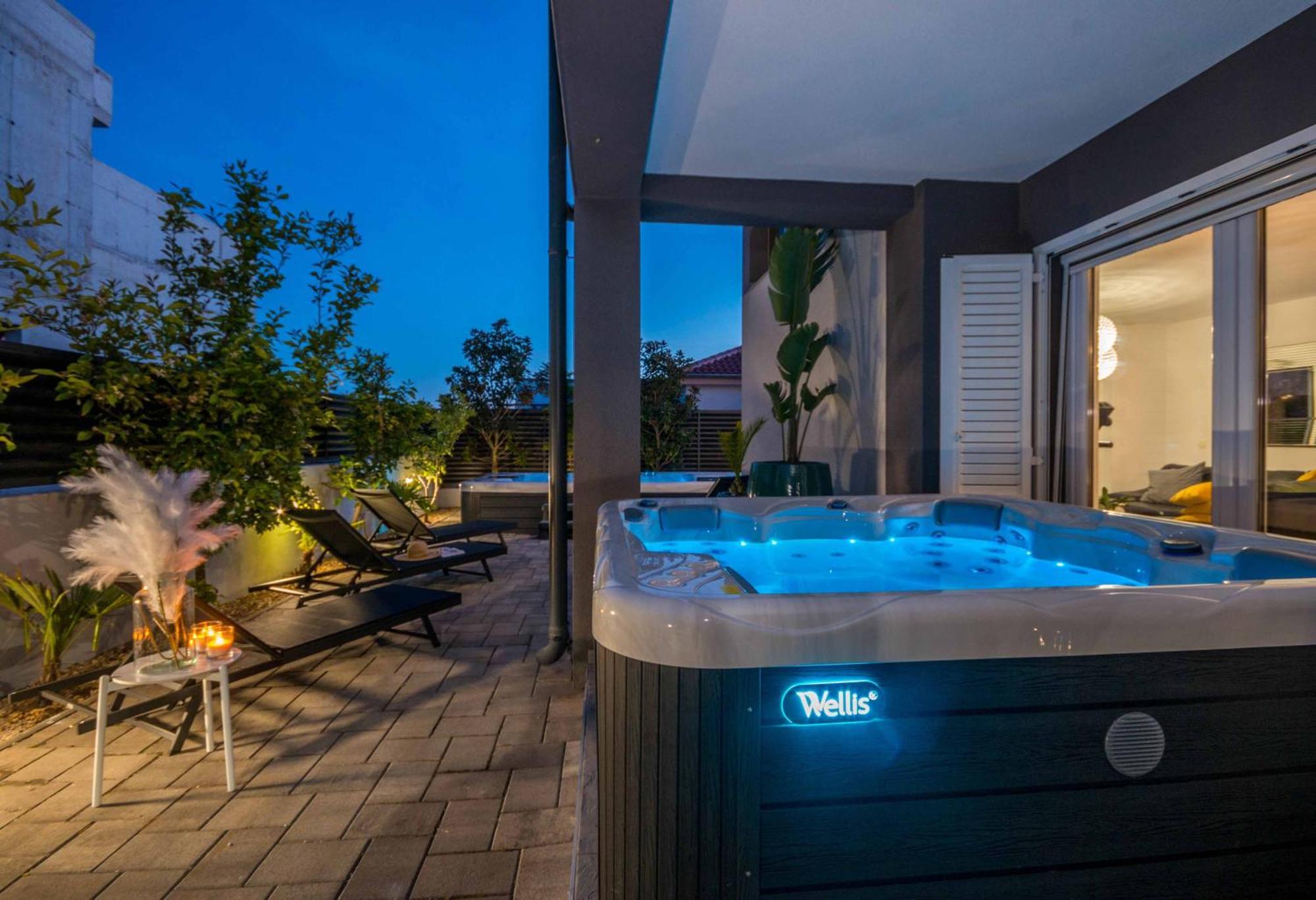 Apartmán House With Pool Ledenko Biograd Na Moru Exteriér fotografie