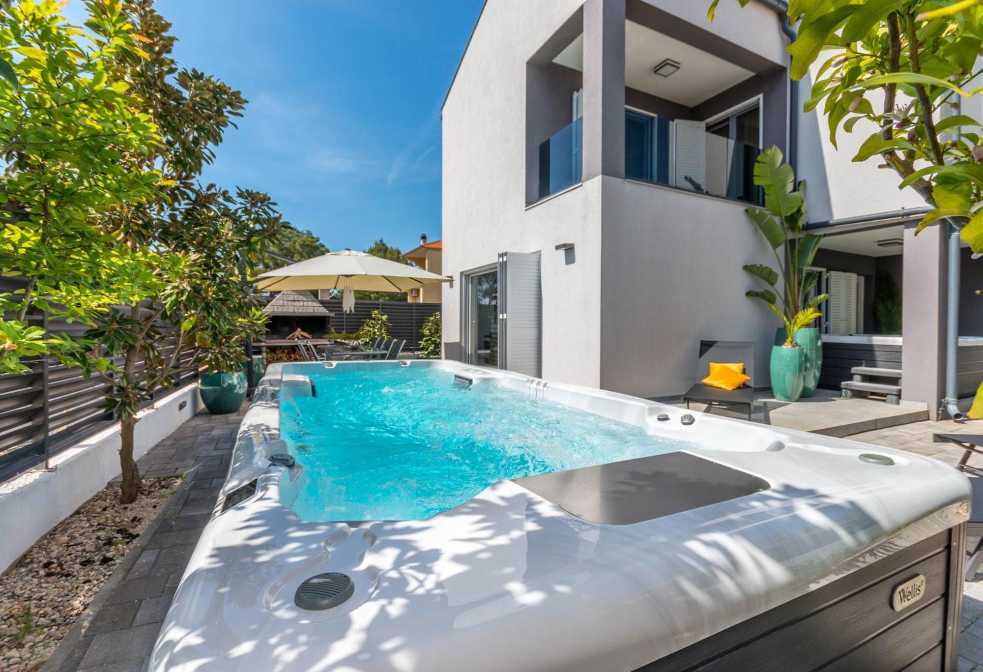 Apartmán House With Pool Ledenko Biograd Na Moru Exteriér fotografie